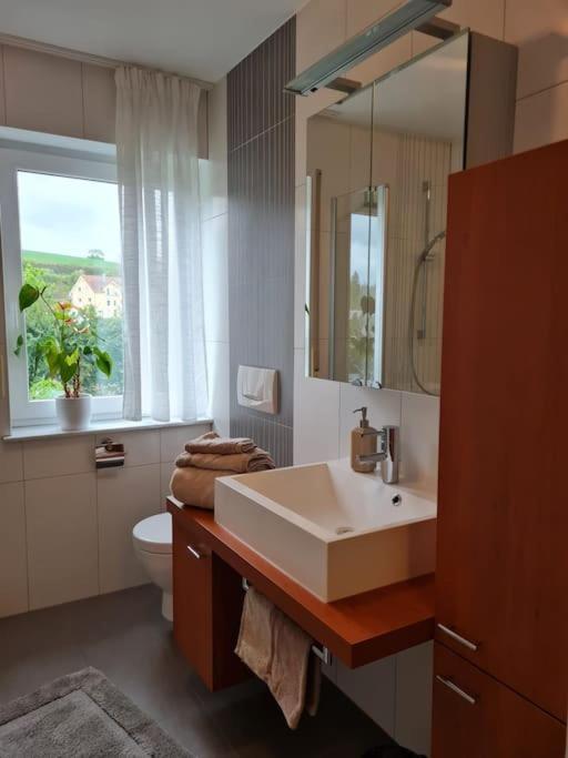 Ferienwohnung Panoramablick Bad Mergentheim Buitenkant foto